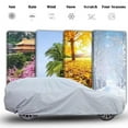 thumbnail image 3 of Car Cover Waterproof All Weather for Automobiles, Snowproof UV Protection Windproof Outdoor Full car Cover, Universal Fit for Sedan, 3 of 9