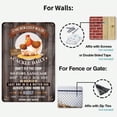 thumbnail image 3 of HELLOYOUNG Funny Chicken Rules Sign Rustic Vintage Metal Tin Wall Art Farmhouse Decor Gift for Chicken Keepers Poultry Lovers, 3 of 9
