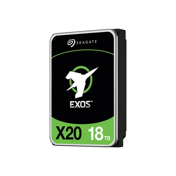 Seagate Exos X20 ST18000NM000D - Hard drive - 18 TB - internal - SAS 12Gb/s - 7200 rpm - buffer: 256 MB