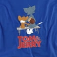thumbnail image 2 of Tom and Jerry Movie Park Bench Women's T Shirt,Royal, Small, 2 of 6