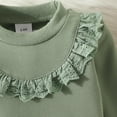 thumbnail image 5 of Annhoo Toddler Baby Girl Clothes Lace Ruffle Long Sleeve Crew Neck Pullovers Casual Infant Newborn Sweatshirt 3-18 Months, 5 of 7