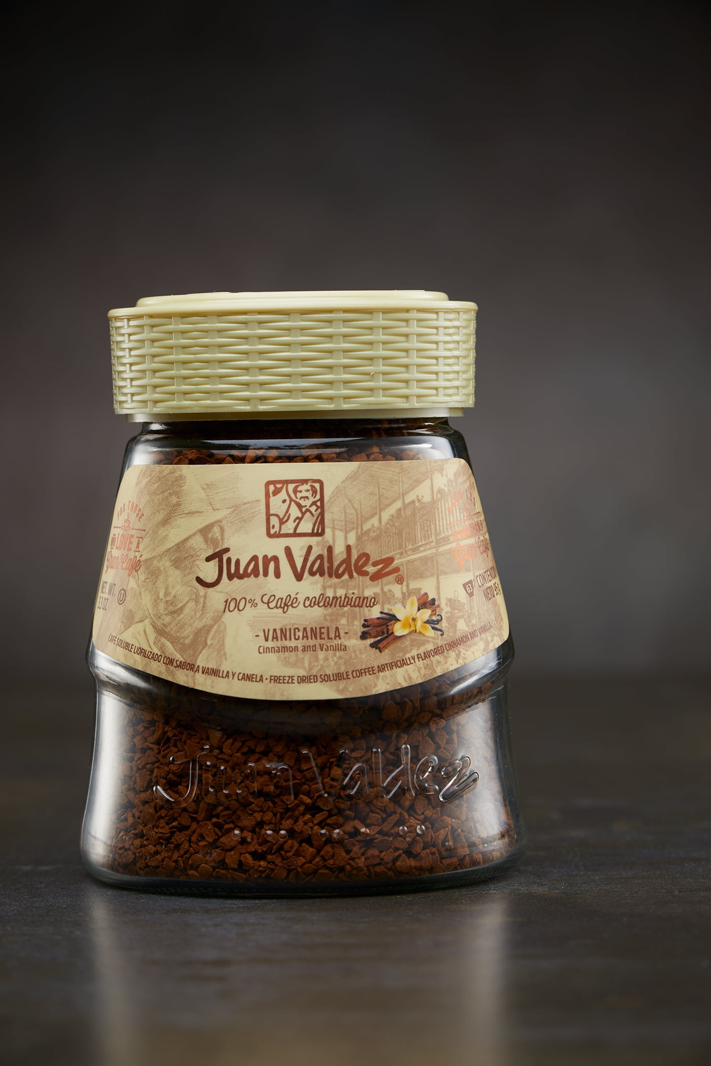 Juan Valdez Vanicanela Instant Coffee, 100% Colombian, Medium Roast, 3.3oz