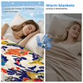 thumbnail image 2 of Boho Flowers Cooling Blanket,Lightweight Breathable Summer Throw Blanket with Double Sided Cold Effect,Abstract Bohemian Colorful Retro Floral Picnic Blankets Bed Sheet for Hot Sleepers 40"x60", 2 of 8
