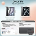 thumbnail image 2 of TEMOGU-Case pour iPad Air 11-Inch M3/M2 (2025/2024), iPad Air 5 (2022 5th Generation 10.9-Inch), Étui Arrière Rigide Mince avec Support, Couverture avec Réveil/sommeil Automatique (Matcha Green), 2 of 4
