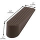 thumbnail image 2 of Tope De Puerta De Oficina Antideslizante De Goma Cuña Protector De Color Café 4Pcs, 2 of 6