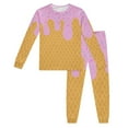 thumbnail image 4 of Rhuody Outfits For Boys Ice Print Long Sleeve Pajama Set Kids Sleepwear Nightwear Fashion Clothing Light Purple 4-5 Years, 4 of 4