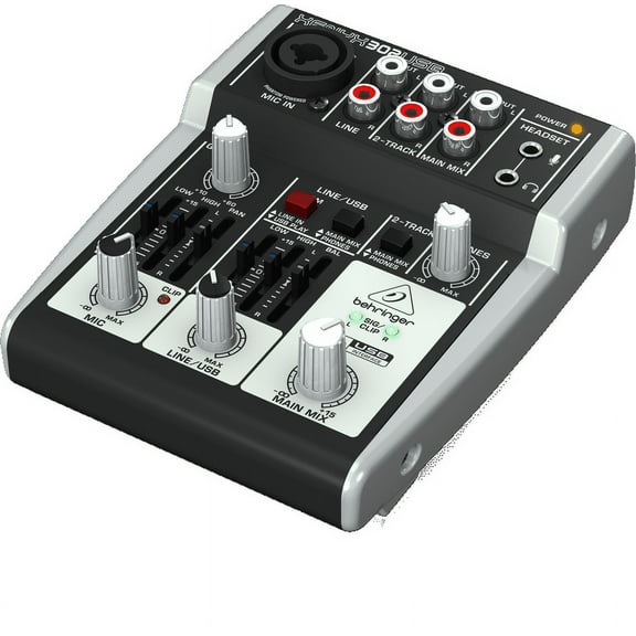 Behringer 302USB Premium 5-Input Mixer w/ Xenyx Mic Preamp & USB/Audio Interface