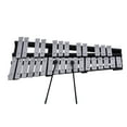 thumbnail image 1 of Foldable 30 Note Glockenspiel Xylophone Wooden Frame Aluminum Bars Educational Percussion Musical Instrument Gift with Carrying Bag, 1 of 6