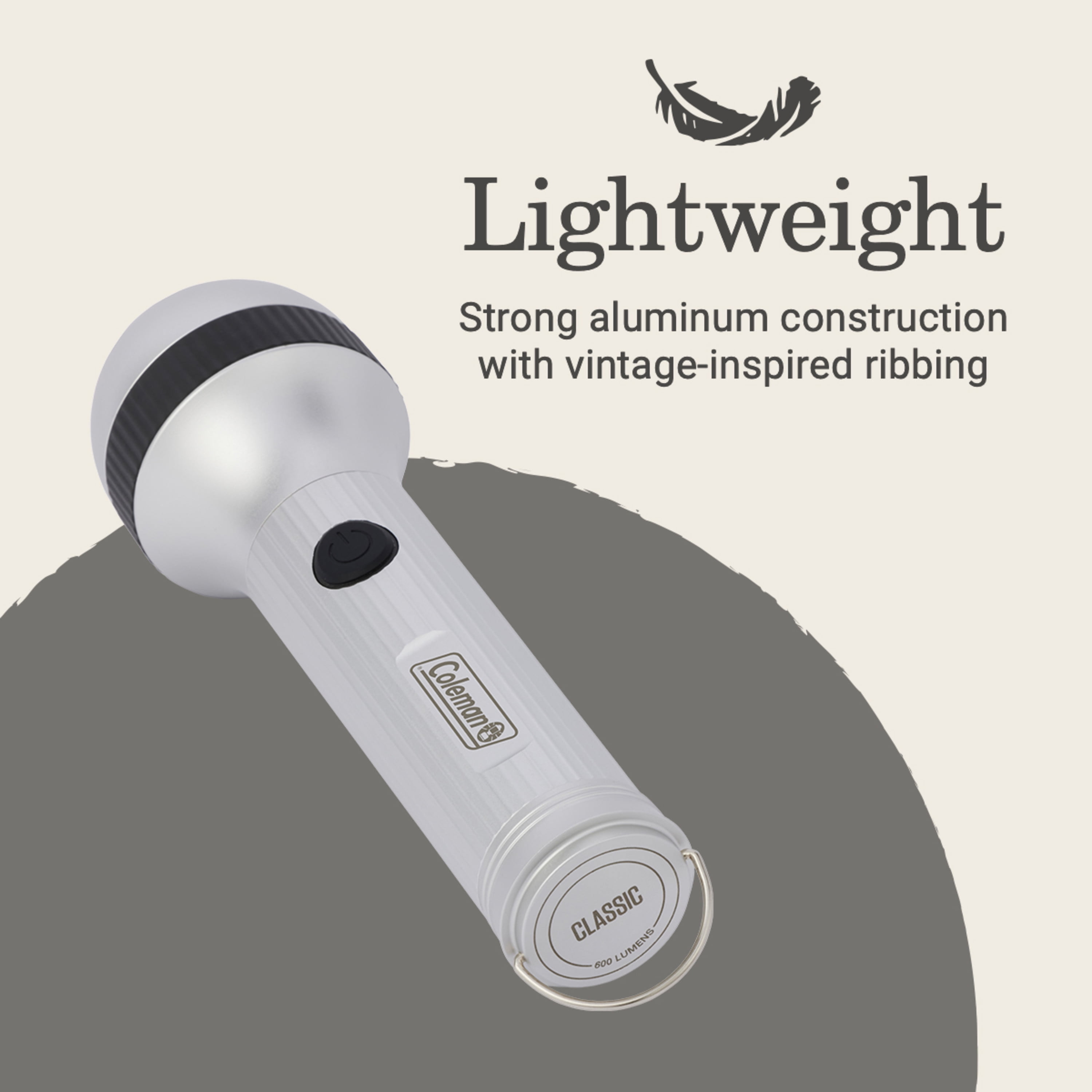Coleman Classic 650 Lumens Rechargeable LED Flashlight Coleman Classic 650 Lumens Rechargeable LED Flashlight