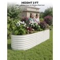 thumbnail image 3 of Galvanized Raised Garden Beds – 2 Pack Planter Boxes – Rust-Resistant, Easy Assembly – Vegetables & Flowers – Outdoor Plants – Durable, 3 of 15