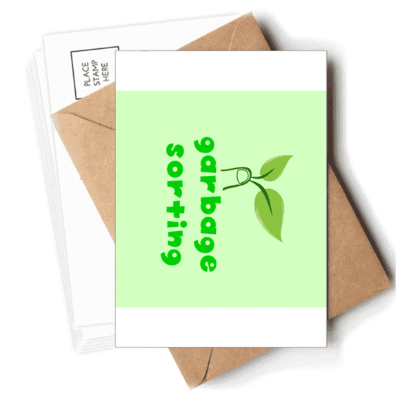 Cartes Postales Protectrices pour Verdissement Enveloppes Cartes Vierges pour Envoi