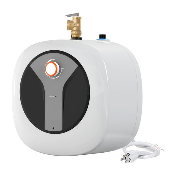 Electric Mini-Tank Water Heater 1440W Hot Water Boiler Storage for Kitchen Bathroom ,Easy to Install