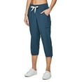 thumbnail image 6 of WTXUE Women'S Pants, Slacks Active Women's Relaxed Lightweight Woven Cargo Capri Pant, Pantalones De Mujer, Blue, 6 of 7