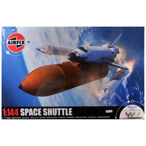 Level 3 Model Kit of NASA Discovery Space Shuttle Gift Set 1/144 Plastic Model Kit by Airfix