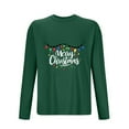 thumbnail image 4 of VgaVtl Mens Long Sleeve Shirts Green Christmas Mens T Shirts Loose Vacation Casual Layering Graphic Shirts,3XL, 4 of 4