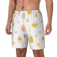thumbnail image 2 of Uemuo Funny Chicken Pattern Mens Swim Trunks Quick Dry Board Shorts with Mesh Lining, Stretch Beach Shorts Quick Dry No-Chafing Board Shorts-XX-Large, 2 of 9