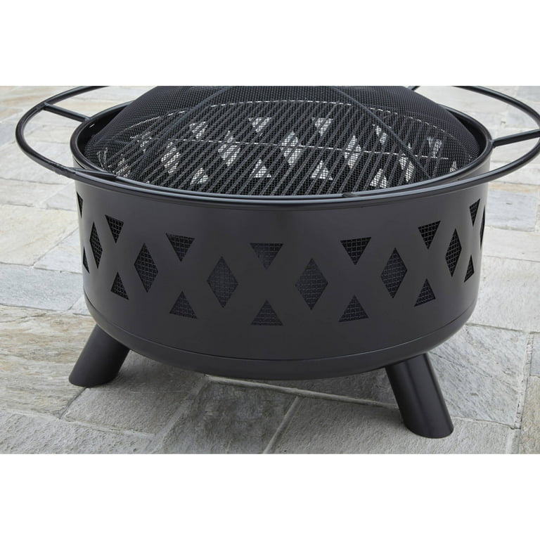 Better Homes & Gardens 30-Inch Round Wood Fire Pit Better Homes & Gardens 30-Inch Round Wood Fire Pit