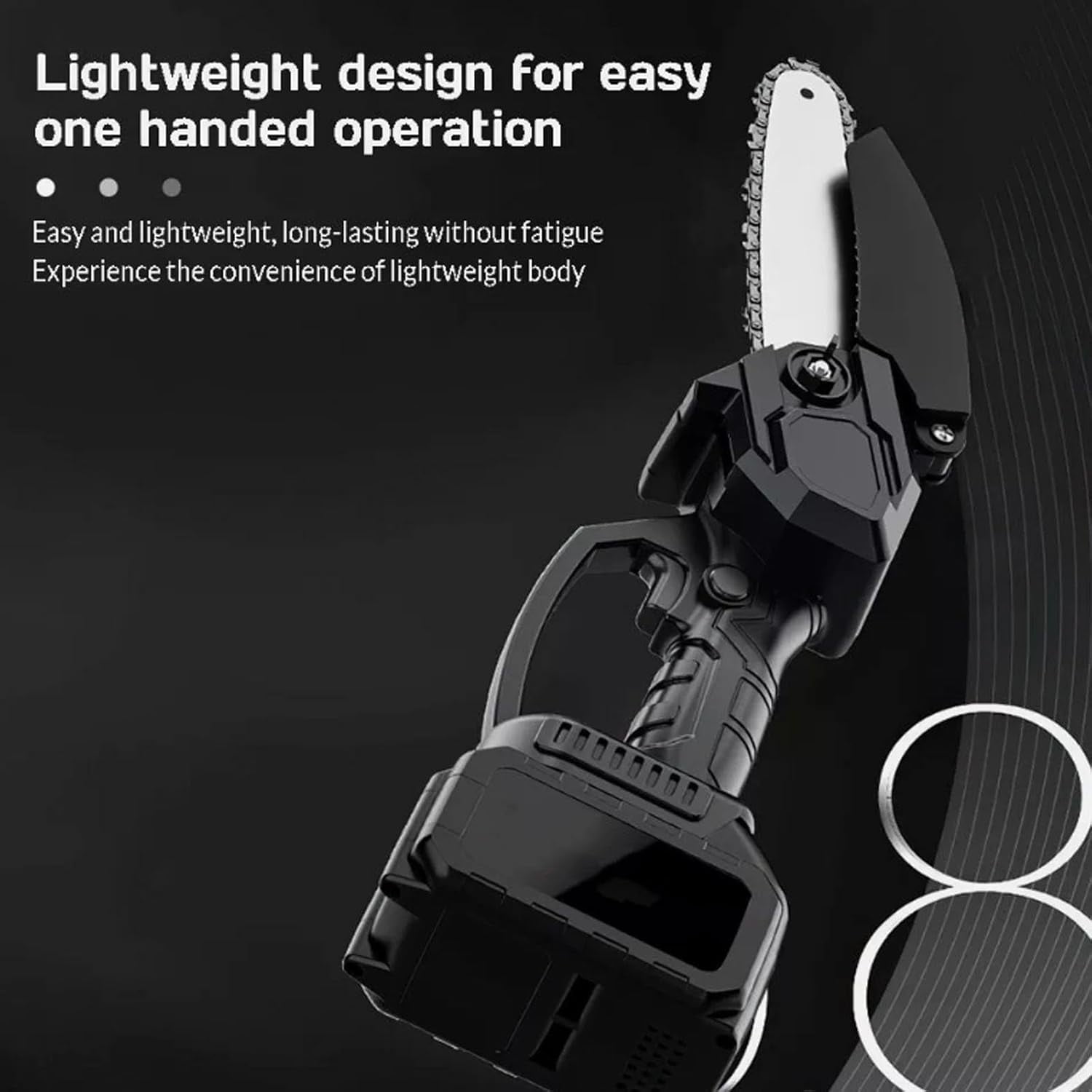 Wood Ranger Mini Chainsaw, 2025 New Portable Mini Power Chainsaw, Wood Ranger Mini Chainsaw Cordless, for Tree Branches, Courtyard and Garden