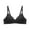 Black, variant on Honeeladyy Sales Women's Bra Soild Wire Free Underwear One-Piece Bra Everyday Small Cup Underwear