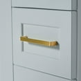 thumbnail image 2 of Ariel Taylor 42 In. Right Offset Single Sink Base Cabinet In Grey, 2 of 9