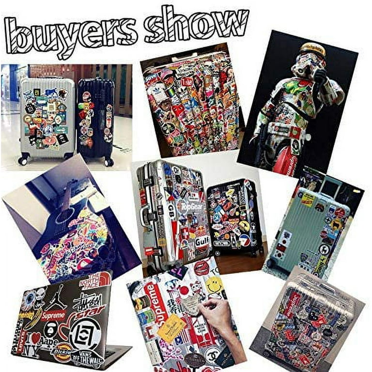 Stickers for Water Bottles 50 Pack PCS Neon Light Style