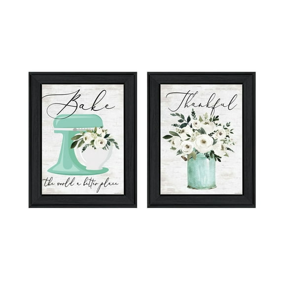 Trendy Decor 4U "A Better Batter" Framed Wall Art for Living Room, Wall Art Print for Home Decor, Bedroom Wall Art by Lettered & Lined