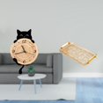 thumbnail image 2 of Reloj de pared fácil de leer y juego de bandeja para postres. Adorno colgante ligero con asa, ideal para la oficina, el dormitorio o como regalo., 2 of 8