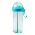 thumbnail image 2 of Wzzjkit Water Bottle with Straw, Thickened and Leakproof Water Bottles, Wide Mouth, Easy Clean Sports Water Bottle for Gym, Travel, Home, School, Office 600ml, 2 of 4