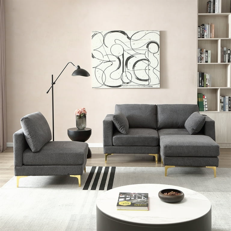 Aukfa Modular Sectional Sofa, 3-Piece Couch Set for Living Aukfa Modular Sectional Sofa, 3-Piece Couch Set for Living