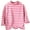 Pink, variant on Baby Toddlers Long Sleeve Tee Shirts Little Kids Cotton Striped Crew Neck Tops Kids Top