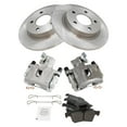 thumbnail image 2 of TRQ Rear Brake Pad & Rotor Kit Brake Caliper Brake Pads Brake Rotor Ceramic Solid Fits Select 2004-2005 Mazda 3, 2 of 6