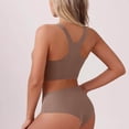 thumbnail image 4 of Bixock Wireless Bra for Women No Underwire Plus Size Tank Bra Front Closure Fixed Cups Lift Support Breathable Abjustable Everyday Casual Women Under Wear, 4 of 7