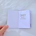 thumbnail image 3 of OJSFQUFP Daily Planner Notebook Hardcover Weekly Planner 2027 (3" x 4") Mini Notebook Academic Calendar & Monthly Tabs,Ideal for Students,Work & Home, 3 of 3