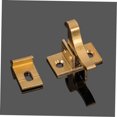 thumbnail image 3 of MERRYHAPY 2Pcs Extra Safety Window Locks Golden Copper Security Enhancement Indoor and Outdoor Window Security, 3 of 7