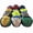 GreenBlack4, variant on DirtBag Classic Footbag - Blue & Black Suede Hacky Sack - Slow Speed Control for Beginners & Freestyle - Embroidered Design Random one