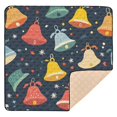thumbnail image 6 of WOBOGO Colorful Christmas Bell Pattern Baby Playmats Extra Large Waterproof Rollable Activity Pads for Toddlers 50×50inch, 6 of 7