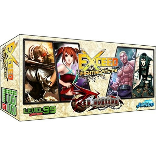 Level 99 Games Exceed Fighting System Red Horizon Alice & Zoey Vs. Gabrek & Ulrik Board Game