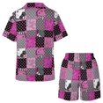 thumbnail image 5 of Hello Kitty Women Pajamas Set Short Sleeve Sleepwear Button Down Nightwear Soft Pjs Set with Pockets, 5 of 7