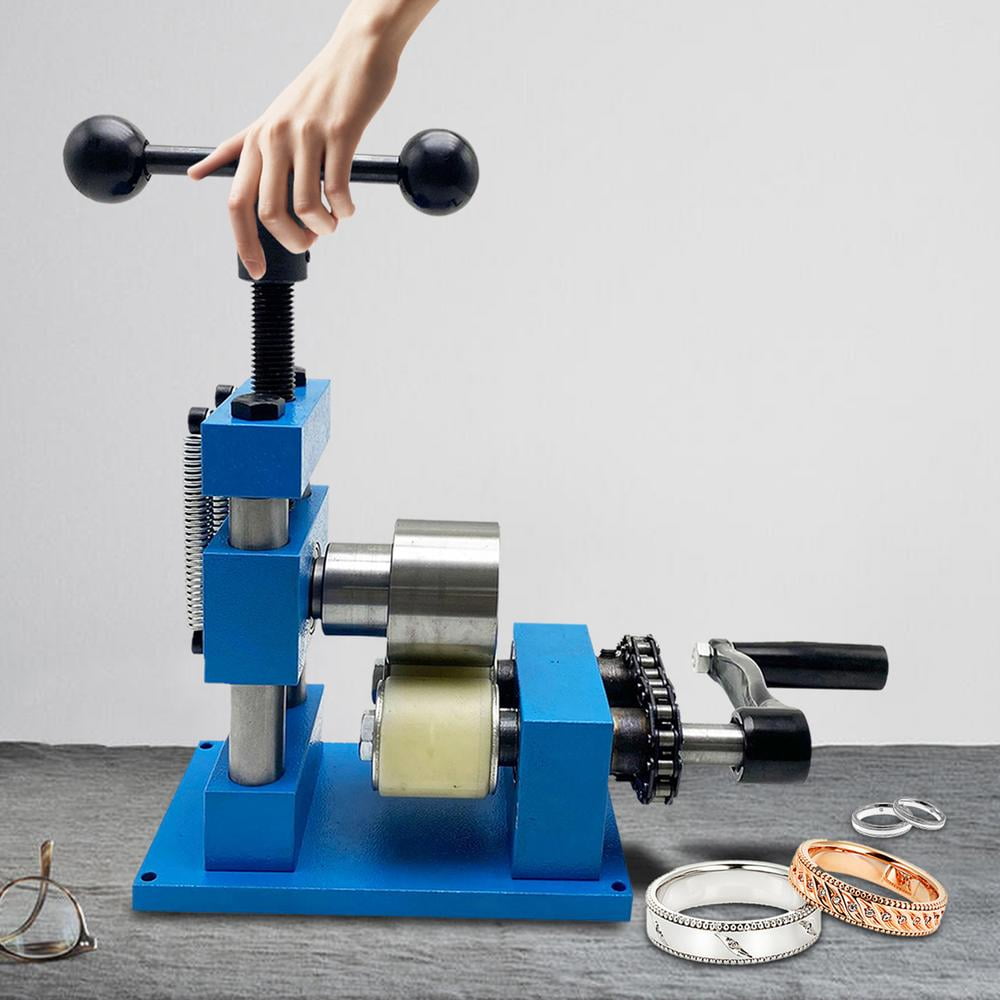 Multi-Function Hand Crank Ring Bending Machine, Bracelet Ring Earring Press Bending Machine, Hand Crank Ring Bracelet Press Bender Jewelry Ring Bender Making Tool