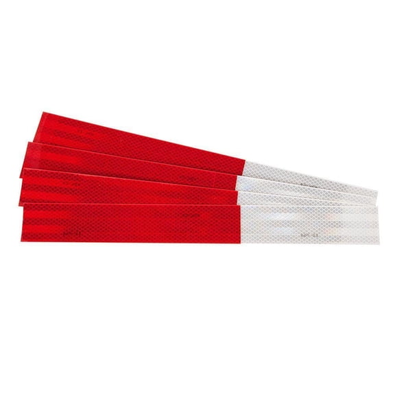 TowSmart Red Reflective Strips 4 Pack, 18"