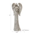 thumbnail image 2 of Christmas Polyresin Angel With Engravings - Set of 2, 2 of 3