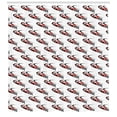 thumbnail image 3 of Ambesonne Cars Shower Curtain, Formula Race Rally Win, 69"Wx84"L, Scarlet Black White, 3 of 3