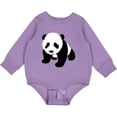thumbnail image 2 of Inktastic Panda Bear Baby Fleece Bodysuit, 2 of 4