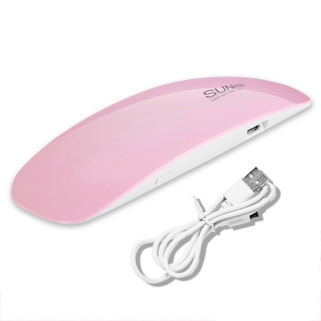 Lámpara de uñas pequeña Lámpara Mini Mouse Lámpara para hornear pegamento para esmalte de uñas Máquina de fototerapia UV Máquina de uñas LED de mano
