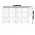 thumbnail image 3 of Oversized Erasable Wall Calendar Planner | 34x59 Inch Undated Reusable Dry Erase Schedule Board | Large Writing Space | Tear-Resistant Laminated Organizer for Office Home Classroom | 1 Pack, 3 of 6