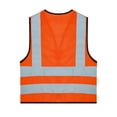 thumbnail image 6 of XUNZOO Kids Safety Vest High Visibility Reflective Vest Construction Worker Traffic Vest with Strips A Orange XXL, 6 of 7