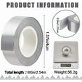 thumbnail image 2 of Golf Tape Self-Adhesion Weight Strips High Density Increase Power Swing Speed Aluminum for Tennis Racket Pickleball Paddles Racquet Golf Club Fishing Silver 100 inch Silver 1roll, 2 of 9