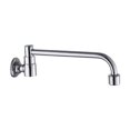 thumbnail image 1 of Brass Kitchen Faucets Semi-automatic Sink Faucet Single Cold Wall Mounted Pot Filler Faucet Swivel Roatated Kitchen Basin Tap ,High Water Flow Rate, 1 of 7