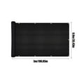 thumbnail image 2 of ziyahi Balcony Shade Net Balcony Privacy Screen Cover Weather-Resistant Fence Windscreen for Outdoor Backyard Patio Black, 2 of 5