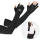 thumbnail image 1 of Golovejoy Mangas del brazo de enfriamiento con dedos ergonómicos Hombres Mujeres Protección solar UV Mangas largas de los brazos Cubierta para ciclismo Conducción Correr Golf Golf Baloncesto Golovejoy Mangas, 1 of 7